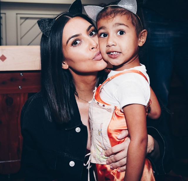 Kim Kardashian és North West