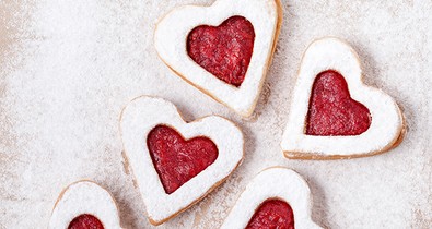 A legfinomabb linzer a szerelmesek napjára