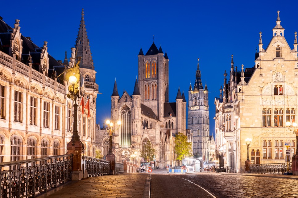 Belgium egyik legromantikusabb városa az építészetéről is híres Gent
