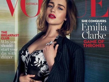 Eszméletlenül szexi a Trónok harca sztárja, Emilia Clarke a Vogue címlapján