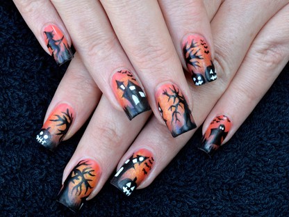 7 halloweeni manikűr, hogy neked legyen a legmenőbb a körmöd a hó végi bulin