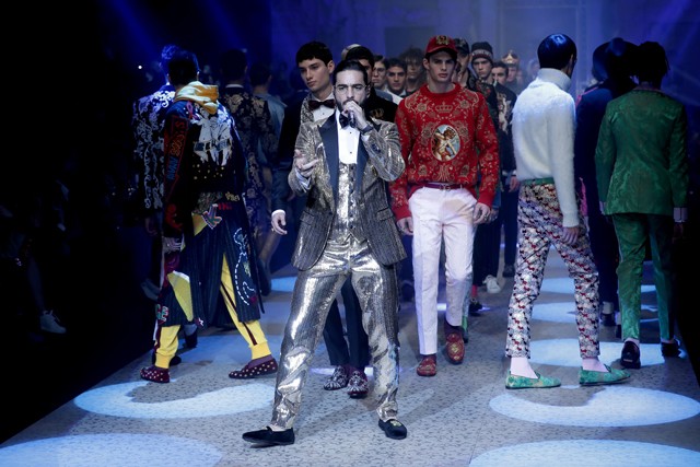 Dolce and Gabbana Milan Mens Fashion Week