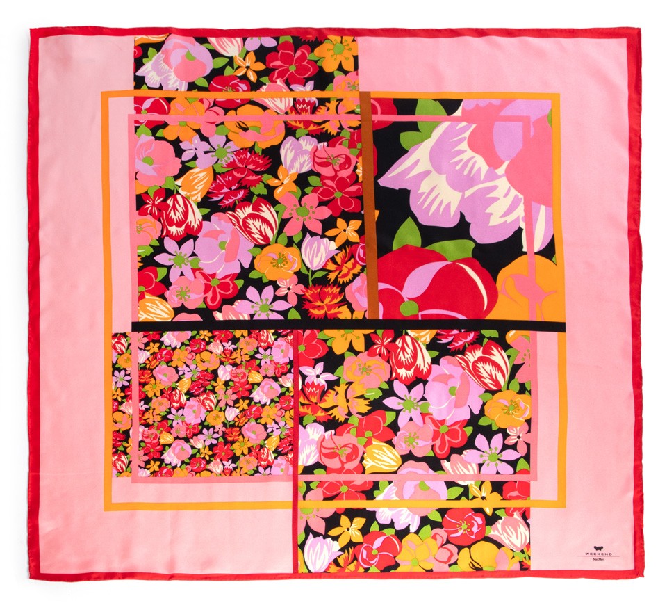 Virágos selyemkendő WEEKEND MAX MARA maxmara.com