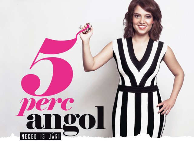 5 perc angol neked is jár!