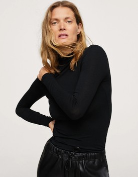 MANGO garbónyakú felső