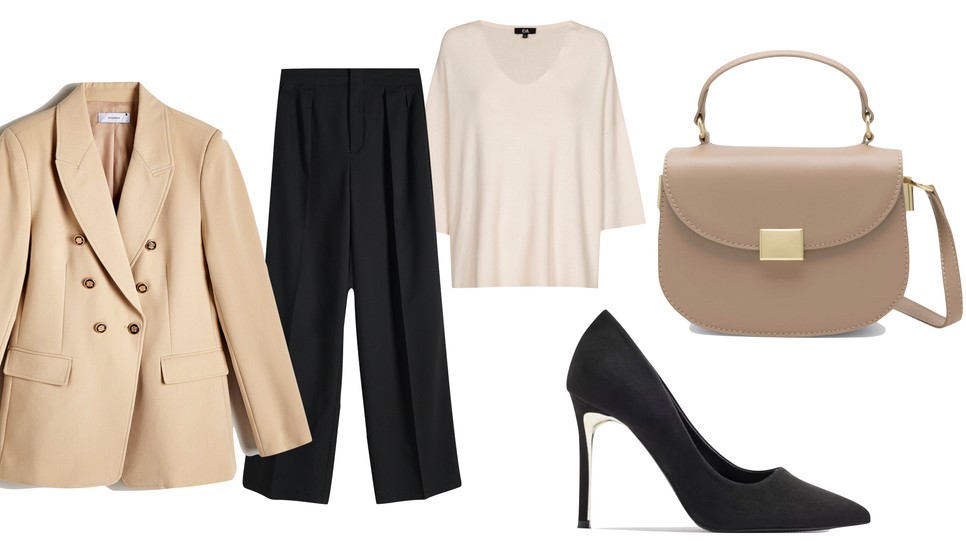 Felső C&A 9495 Ft Zakó és nadrág RESERVED 18 995 Ft, 14 995 Ft Táska JENNY FAIRY - CCC 13 995 Ft Cipő GRACELAND - Deichmann 9995 Ft