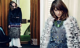 Gyönyörű divatanyagban a magyar topmodell, Nagy Andy