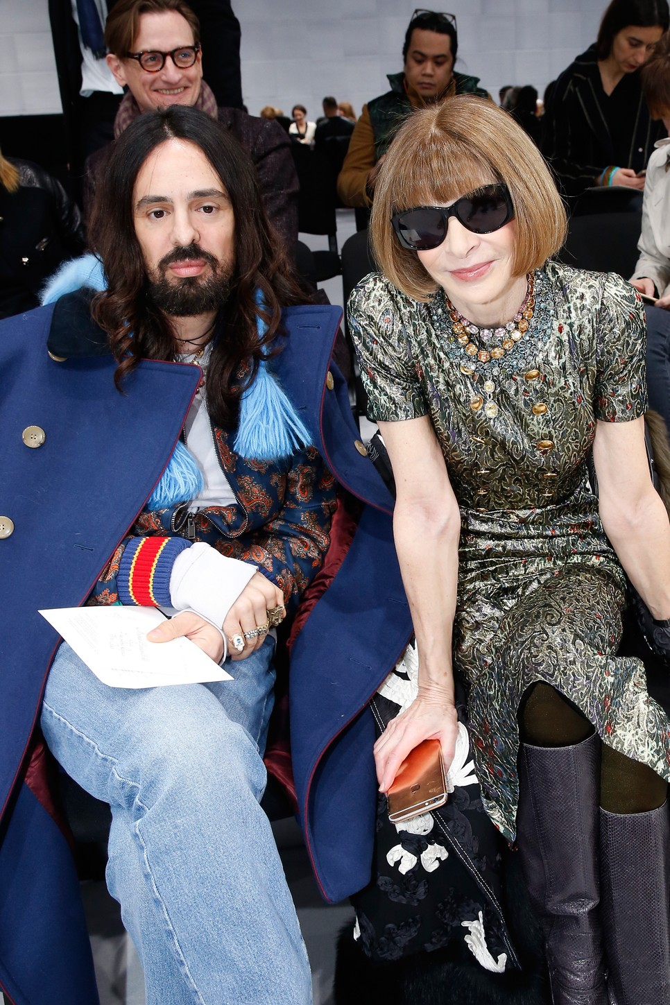 Alessandro Michele és Anna Wintour