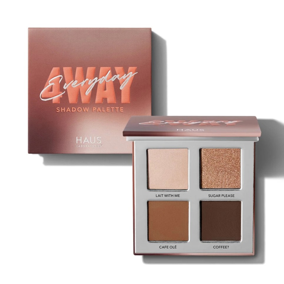 Four-Way szemhéjpúder paletta (Everyday) HAUS LABORATORIES hauslabs.com