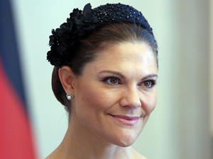 Viktória svéd hercegnő káprázatos meztelenruhában lopta el a show-t, csupa csipkében jelent meg az állami banketten