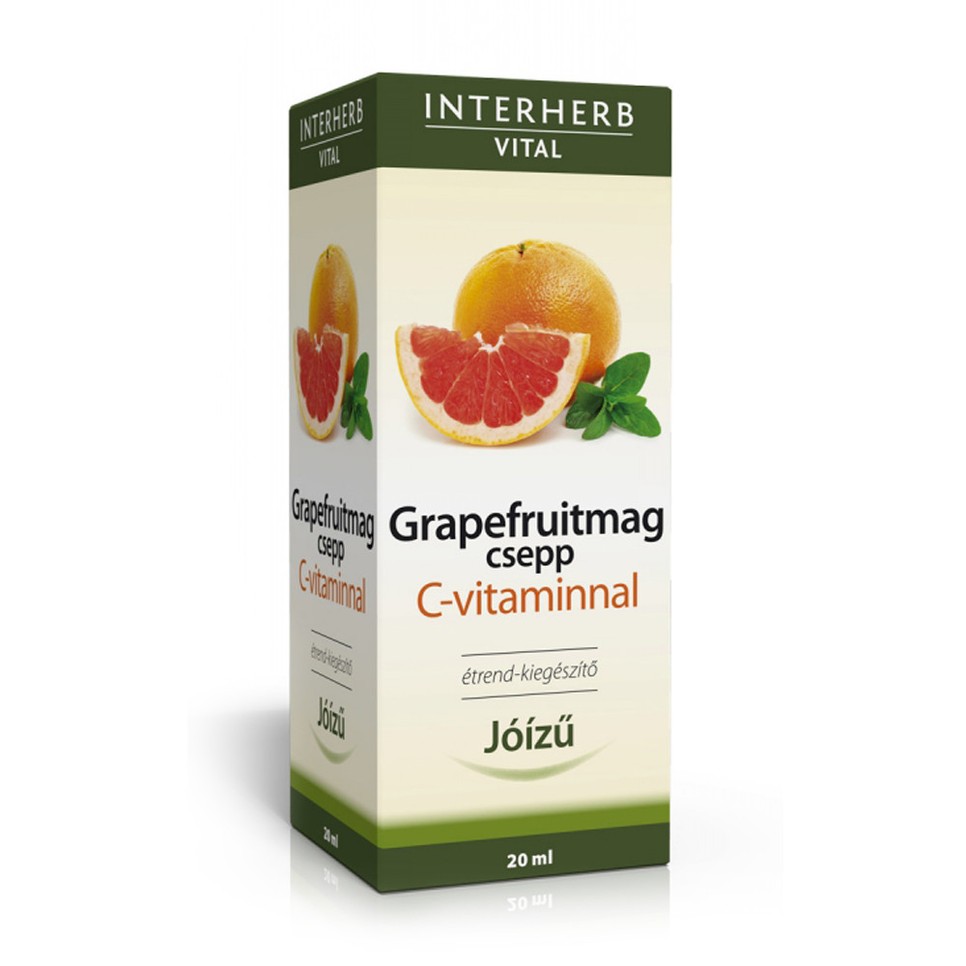 Grapefruitmag csepp C-vitaminnal INTERHERB 1587 Ft/20 ml