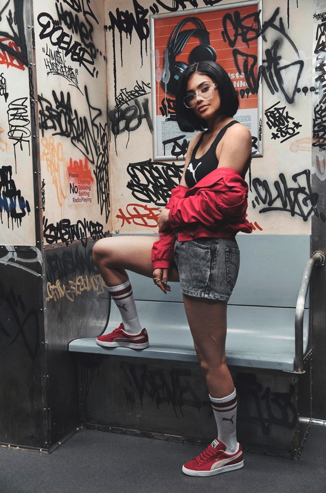 kylie jenner, puma, kanye west, adidas, rihanna, közösségi média, kampány, kampányképek, fotók
