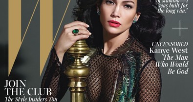 Jennifer Lopez akárcsak egy császárnő a W címlapján