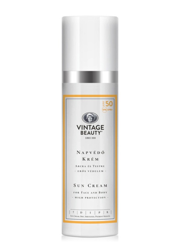 Napvédő krém 50 SPF VINTAGE BEAUTY 32 900 Ft/100 ml (329 Ft/1 ml)