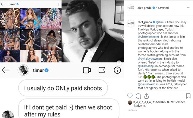 Szexuális visszaélés: most a Victoria´s Secret fotósa bukott le