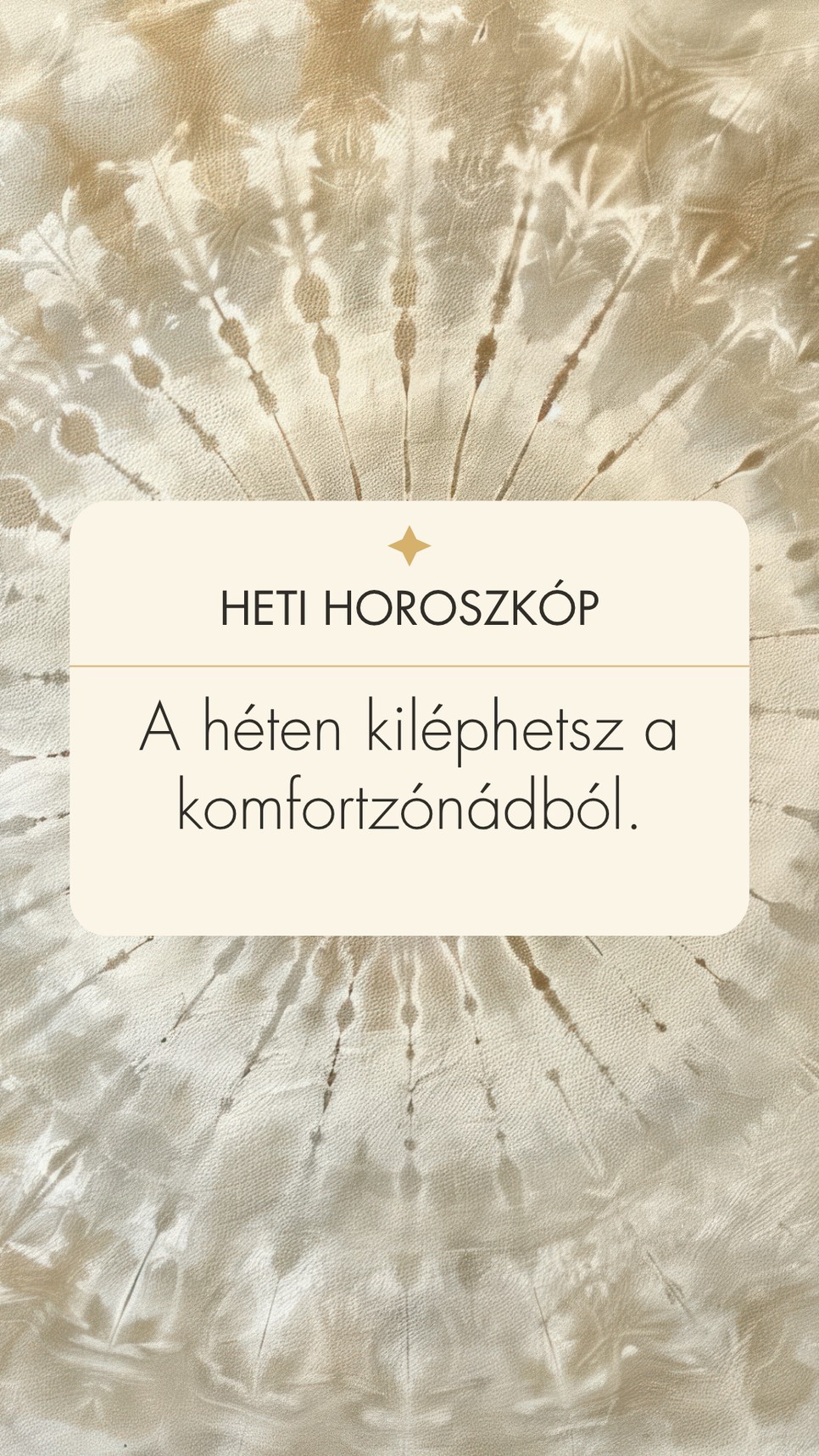 Egy kis emlékeztető a heti horoszkóp szerint