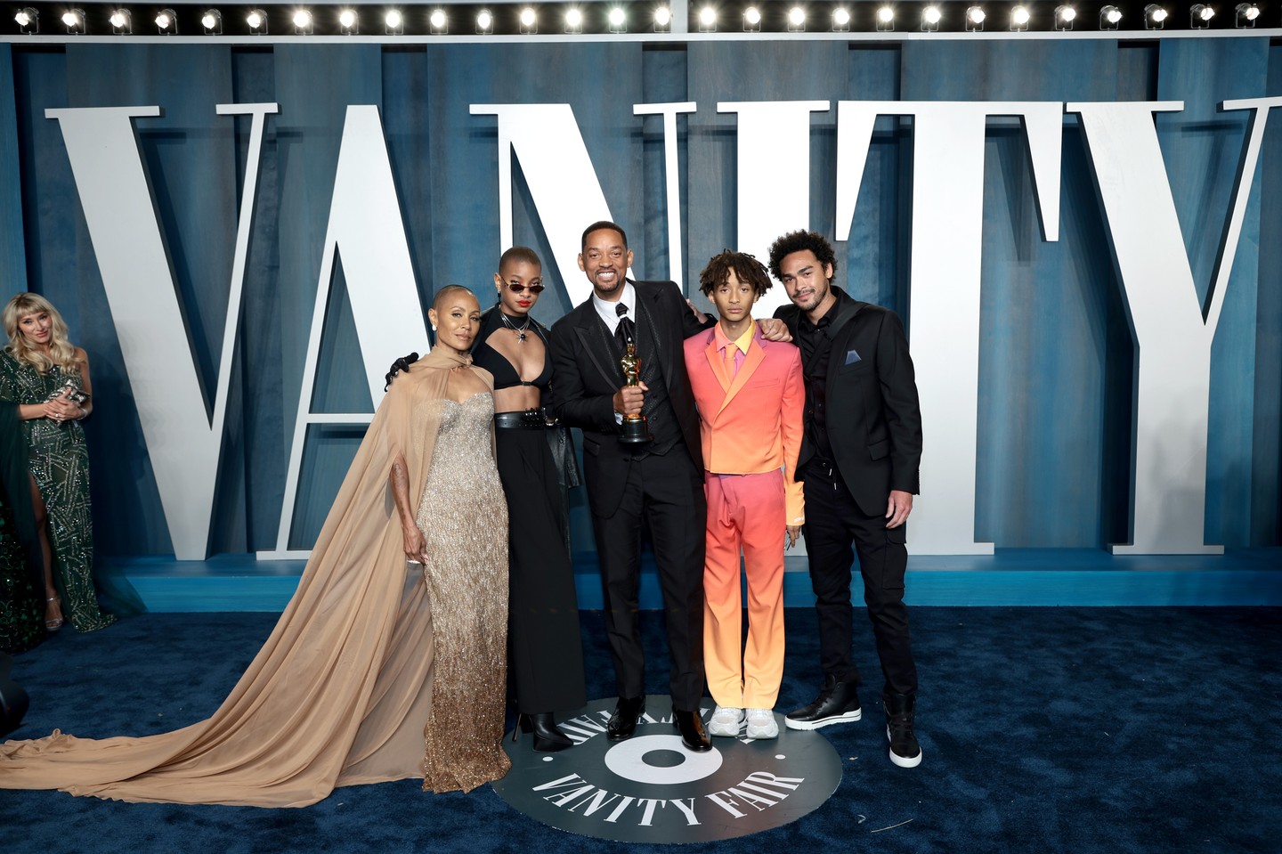 Jada Pinkett Smith, Willow Smith, Will Smith, Jaden Smith, Trey Smith