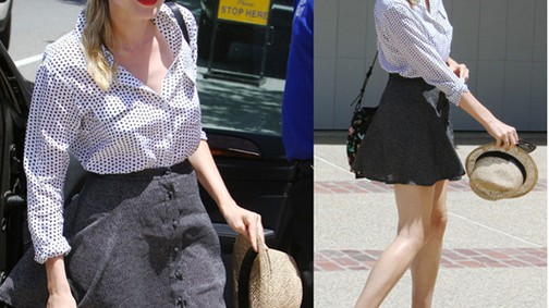 Diane Kruger, a trendi iskolás lány