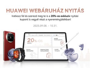 Megnyílt a Huawei hivatalos webshopja Magyarországon – az újonnan bemutatott a GT 6 széria (x)