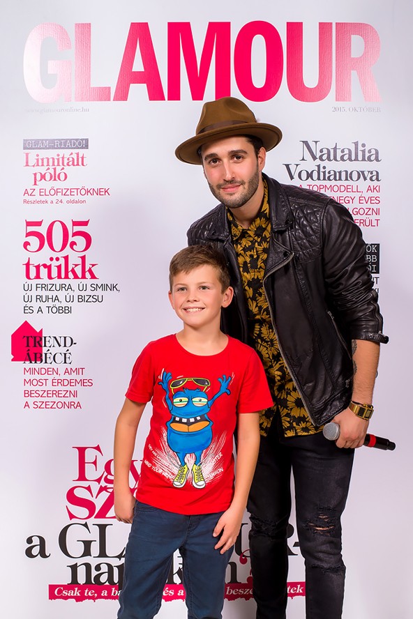 Király Viktor a GLAMOUR és az ARÉNA Pláza közös Stylistversenyén