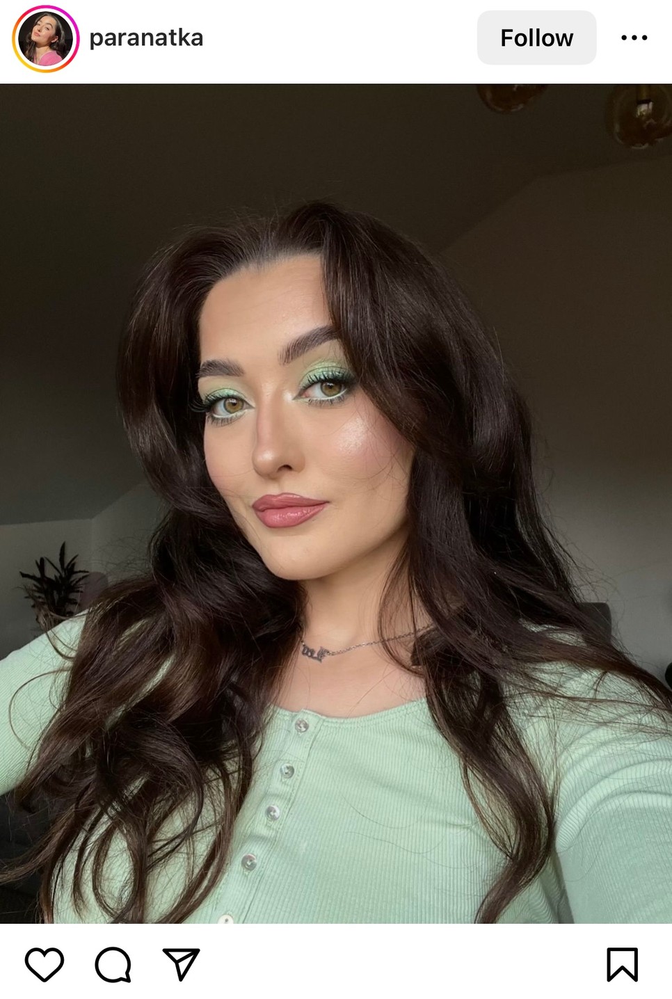 A zöldnek színnek hódoló sminktrend a szemeket hivatott kiemelni