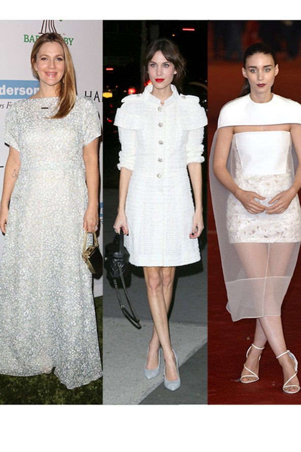 Drew Barrymore, Alexa Chung, Rooney Mara