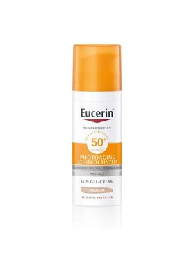 Sun Photoaging Control színezett napvédő krém (Medium) EUCERIN 5699 Ft/50 ml (113,98 Ft/1 ml) a Benu gyógyszertárakban és online, GLAMOUR kuponnal, 25% kedvezménnyel 4274,25 Ft