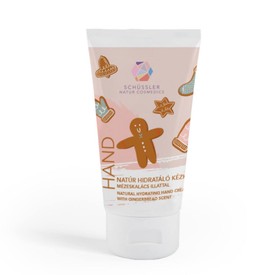 *A karácsony illata egy tubusban*Egyre csak közeledik a december és vele együtt a karácsony is. Bár a lakást még nem díszítettük fel, az ünnepi hangulat apránként beköltözik életünkbe. Különösen akkor, ha a Schüssler új, mennyei mézeskalács illatú kézkrémjét használjuk. Naponta többször kenjük be kezünket a sok fertőtlenítés, valamint a hideg miatt, miért ne tennénk ezt úgy, hogy közben gyönyörködünk a karácsony illatában?!Natúr hidratáló kézkrém mézeskalács illattal SCHÜSSLER 1790 Ft/ 75 ml (23,8/ 1 ml) 