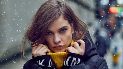 Palvin Barbi már felkészült a zimankóra