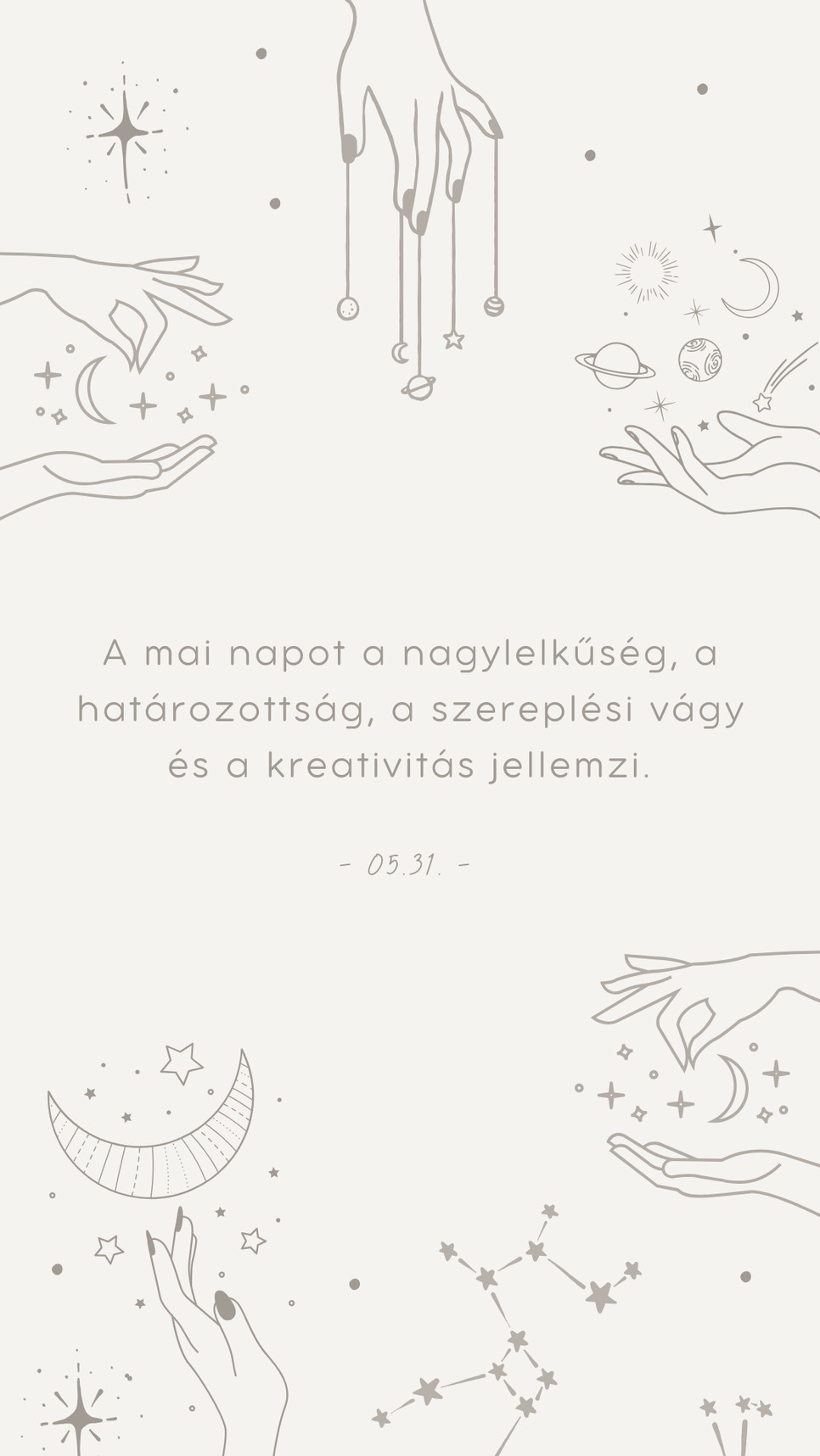 Egy kis emlékeztető mára