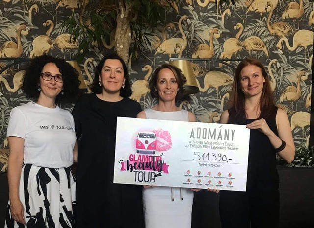Félmilliós adomány gyűlt össze az országos GLAMOUR Beauty Tour során a NANE számára