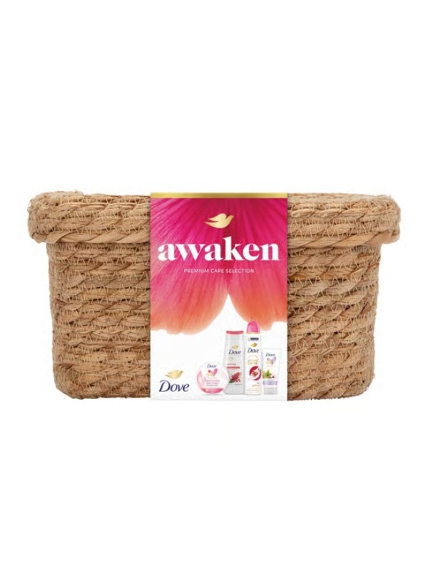 Awaken ajándékcsomag bambuszkosárban DOVE 7999 Ft 