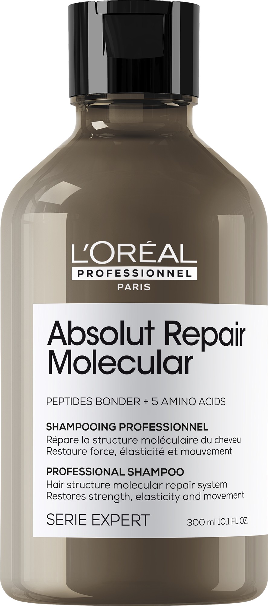 L’ORÉAL Absolut Repair Molecular ultrakimelő sampon 9920 Ft /300 ml (33,066 Ft/1 ml)