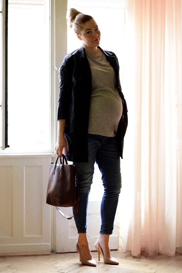 Szépségrovatunk szerkesztője, Réka várandós sikkje