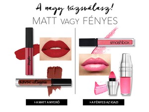 A matt a nyerő vagy a fényes az igazi? - A nagy rúzsválasz