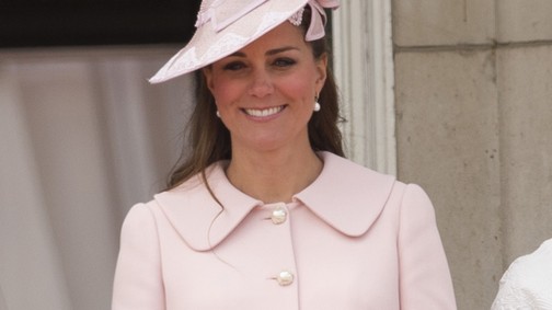 Babarózsaszínben Kate Middleton