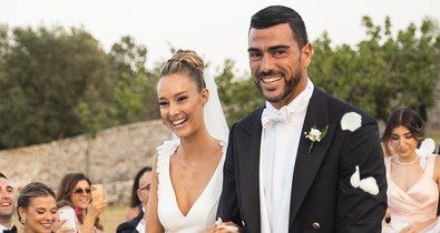 Három meseszép menyasszonyi ruhát is viselt Varga Viky magyar topmodell Graziano Pellé olasz labdarúgóval közös esküvőjén