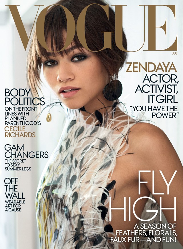 Zendaya a Vogue magazin címlapján 2017