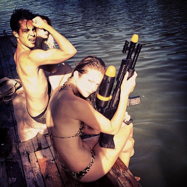 Vizes buli Mihalik Enikővel, Éder Krisztiánnal és Hajdu Nikivel.