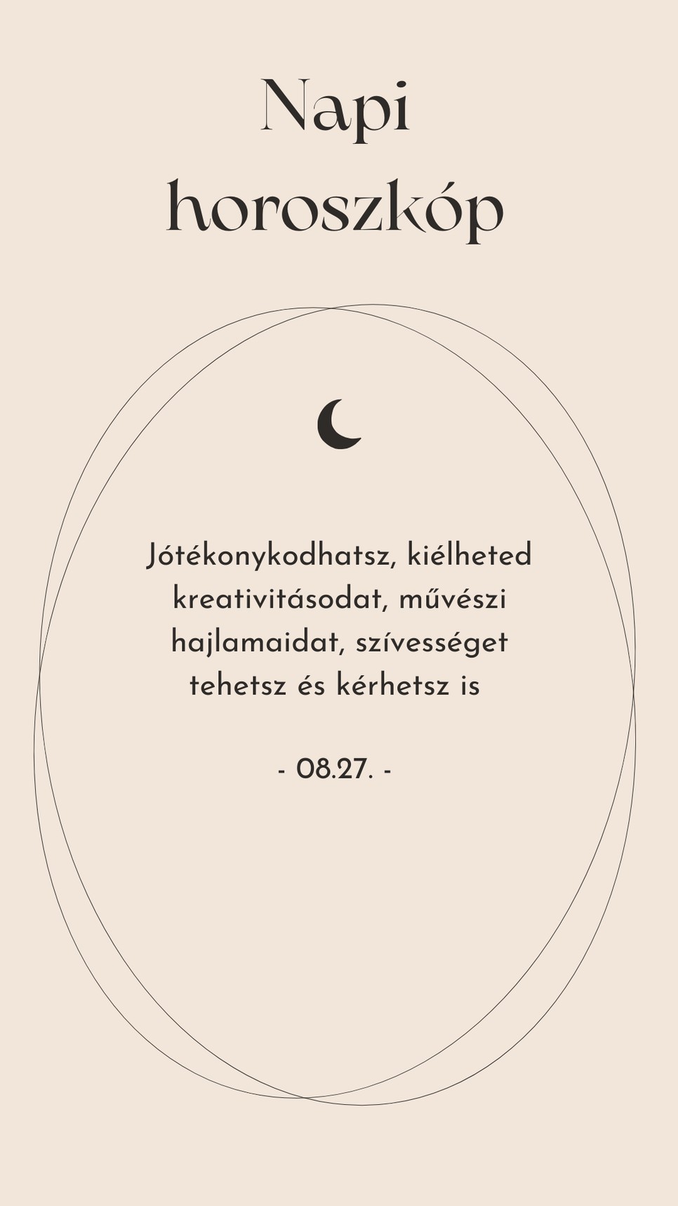 Egy kis emlékeztető a napi horoszkóp szerint