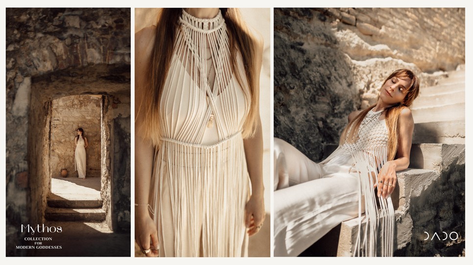 “12 inspiráló görög istennő erejét csomóztam és öltöttem bele a ruhákba” - itt az első DADO makramé ruhakollekció!