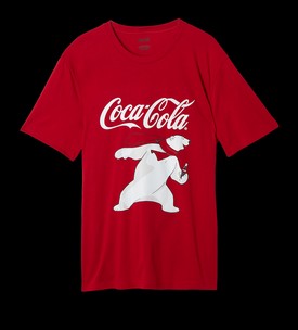 Nyomott Coca-Cola-mintás Pamutpóló  4.590 Ft