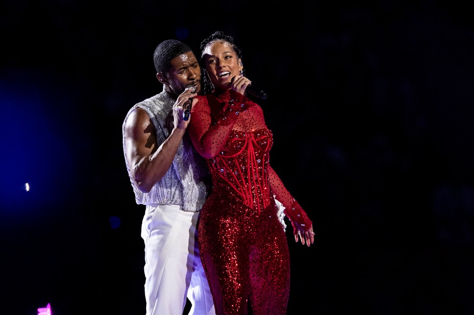 Usher és Alicia Keys