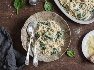 15 perces olasz tészta: a kedvenced lesz az egyszerű spenótos-tejszínes spagetti