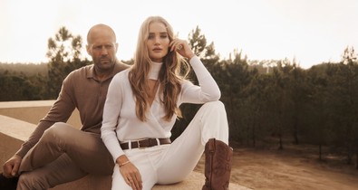 Először mutatkozott közös kampányban Rosie Huntington-Whiteley és Jason Statham