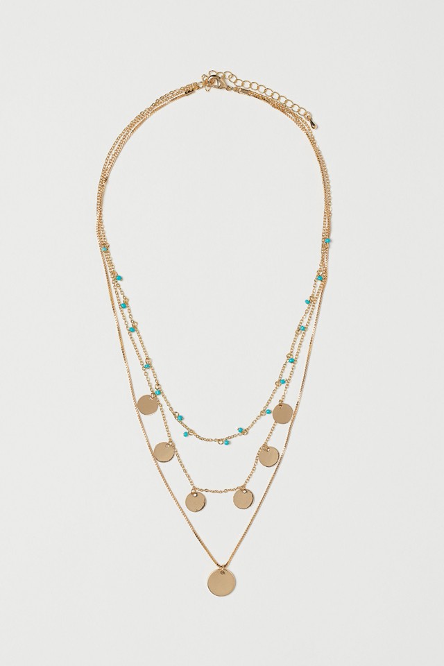 Pénzérmés nyaklánc H&M 2995 Ft/3 db