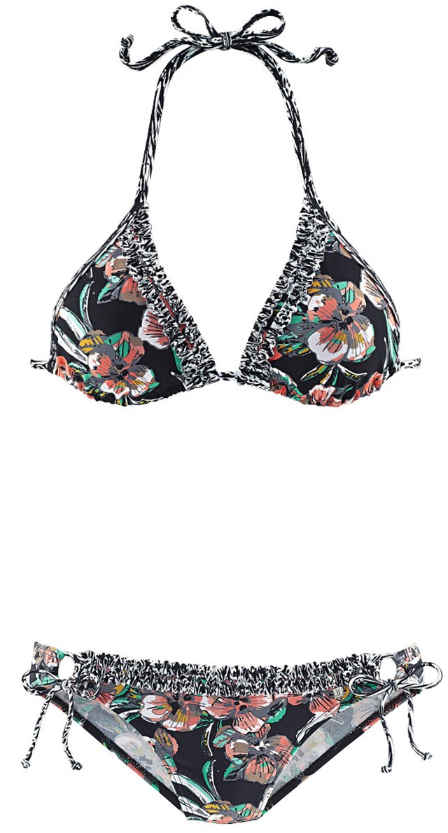 Díszített, mintás bikini LASCANA 16595 Ft. Ha fiús az alkatod, akkor válassz nőiesebb mintákat, fazonokat és szabásokat. A virágos megoldások tuti befutók.