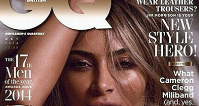 Kim Kardashian levetkőzött a GQ magazinnak