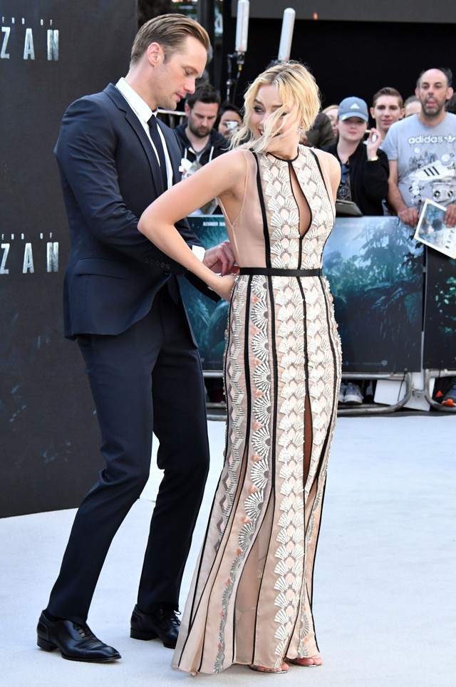 margot robbie, tarzan, alexander skarsgard, true blood, tarzan legendája, miu miu, vörös szőnyeg, filmpremier