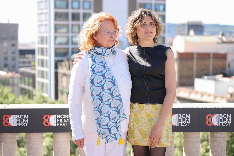 Vera Brandes és az őt alakító Mala Emde a Köln 75 premierjén